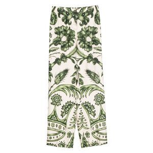 For Restless Sleepers Women Printed Silk Trousers
